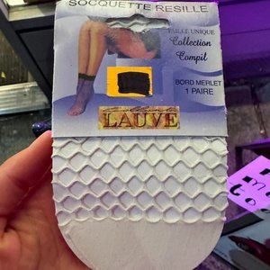 Vintage White fishnet socks